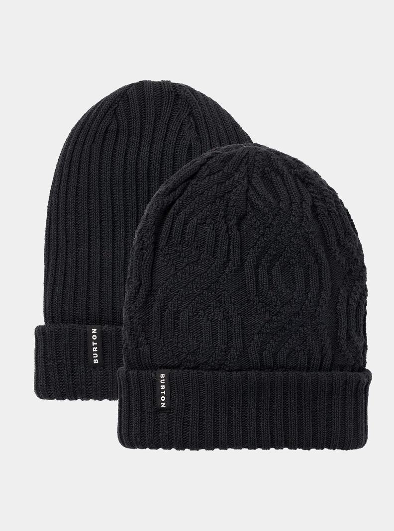 Burton Recycled Reversible Čiapky Damske Čierne | 15407-QOUH