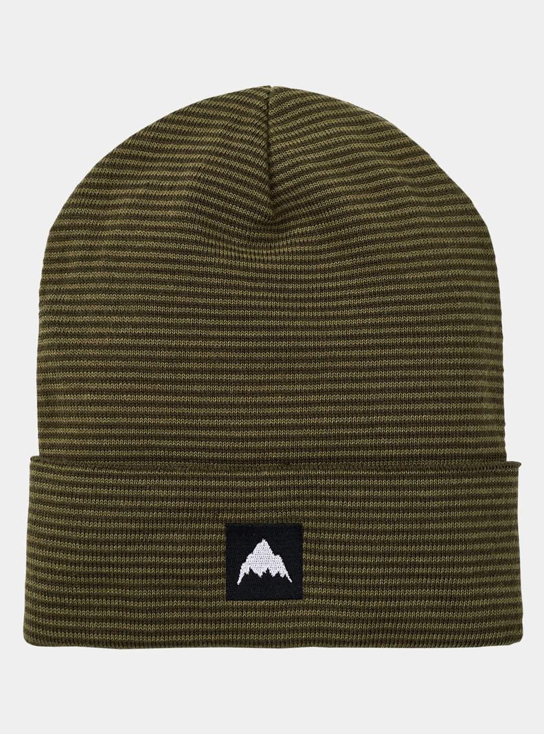 Burton Recycled Stripe Čiapky Damske Olivovo Zelená | 94527-LSKM