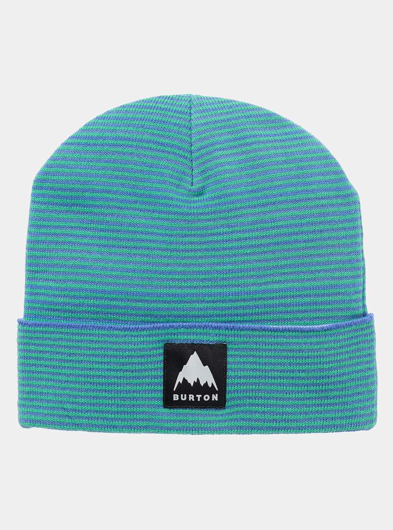 Burton Recycled Stripe Čiapky Detske Modre Zelene | 57364-HFIW