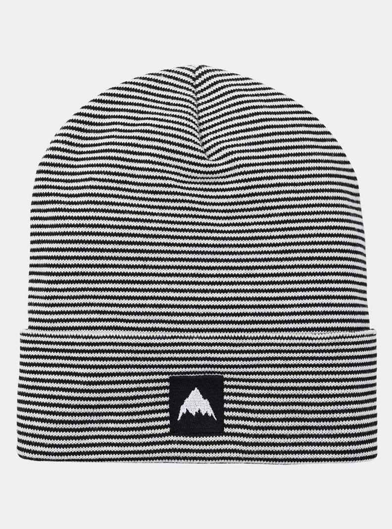 Burton Recycled Stripe Čiapky Panske Čierne Biele | 63584-GTDM