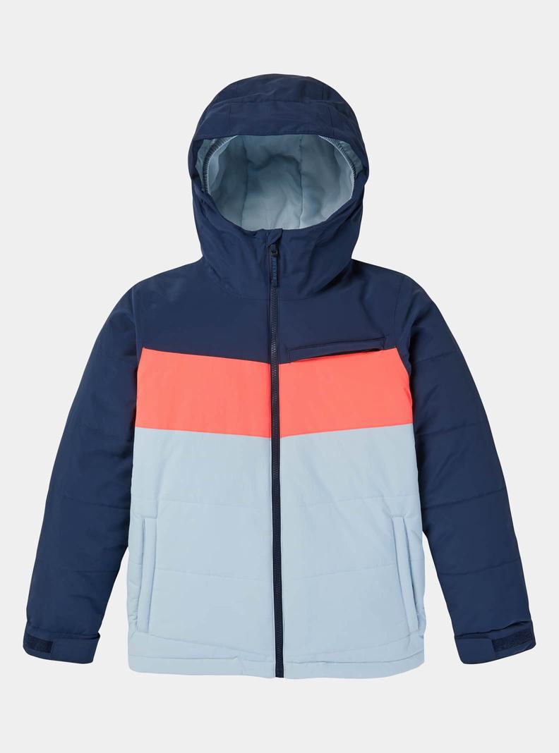 Burton Ropedrop Zimní Bunda Detske Modre Oranžové | 96537-BHAT