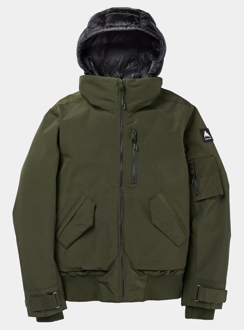 Burton Saxton Bomber Zimní Bunda Damske Tmavo Zelene | 36791-AJTF