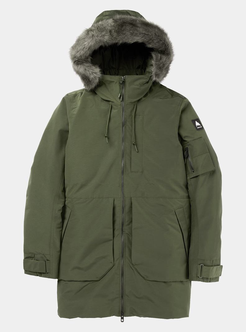 Burton Saxton Parka Zimní Bunda Damske Zelene | 67403-UKHX