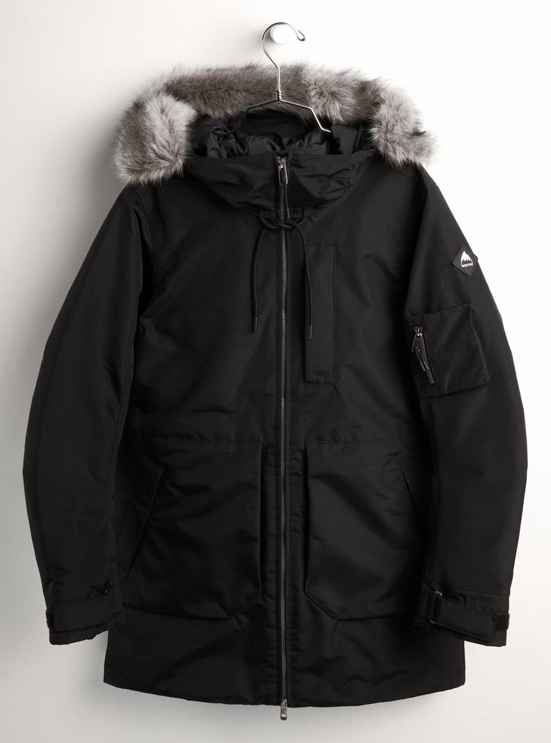 Burton Saxton Parka Zimní Bunda Damske Čierne | 20576-JRPL