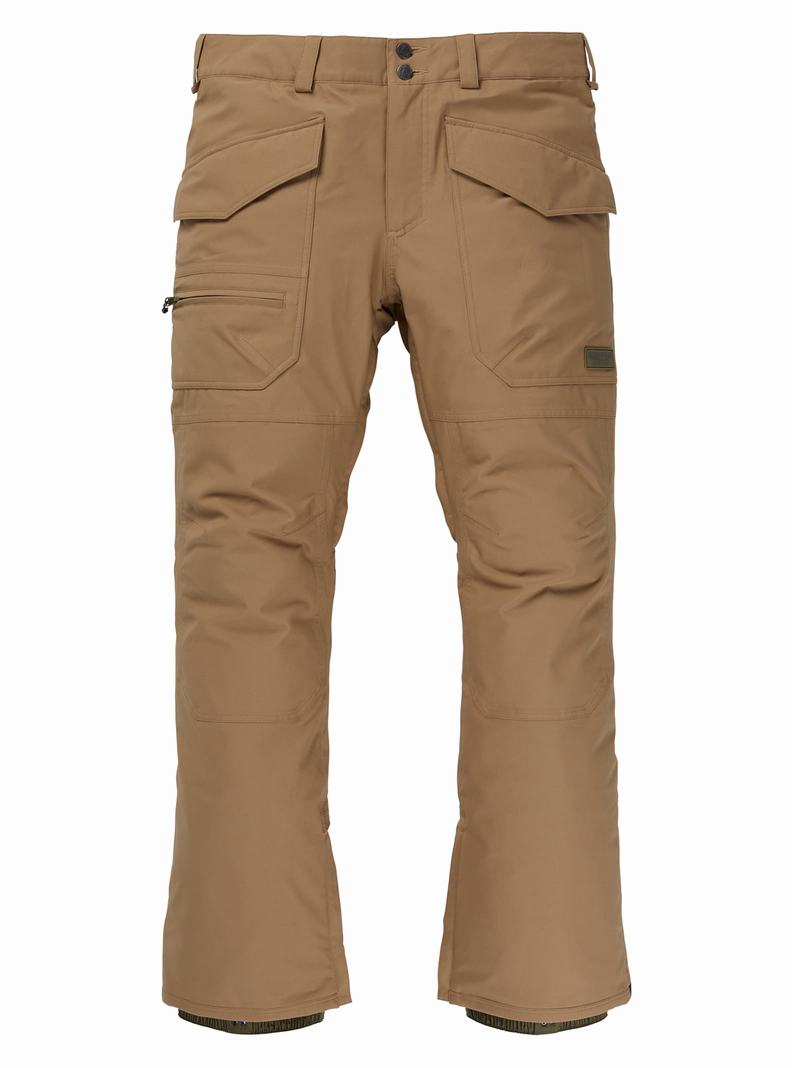 Burton Southside (Regular Fit) Snowboardove Nohavice Panske Hnedožltý | 17249-LXTK