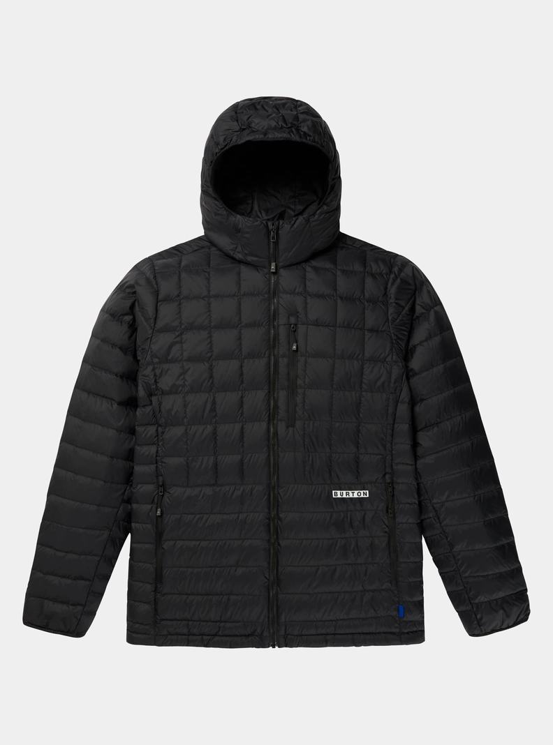 Burton Stredne-Heat S Kapucňou Down Insulated Zimní Bunda Panske Čierne | 08714-ABXC
