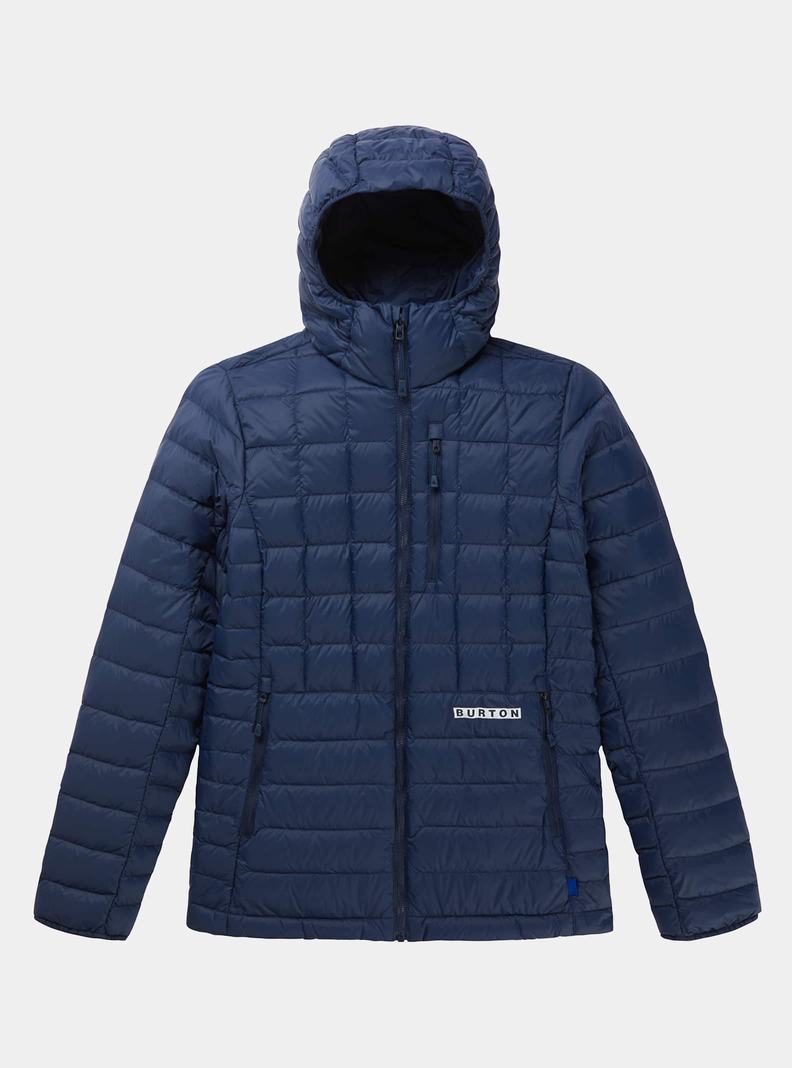 Burton Stredne-Heat S Kapucňou Down Insulated Zimní Bunda Damske Modre | 76329-DOSE