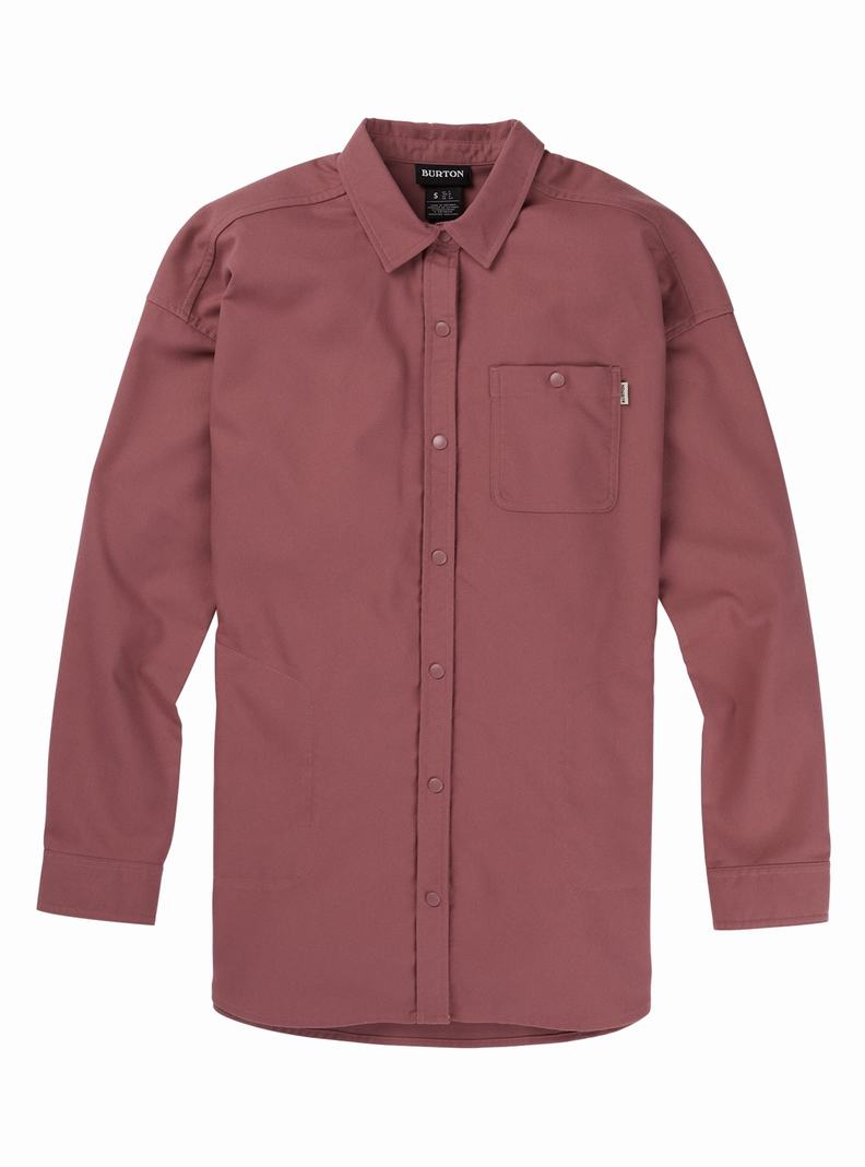 Burton Stretch Grace Performance Flannel Košele Damske Ruzove | 12064-XSHC