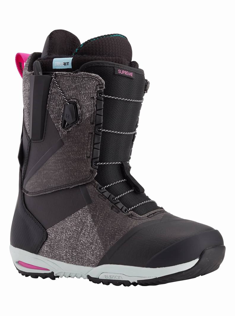 Burton Supreme - Siroke Topanky Snowboardové Topánky Damske Čierne | 43108-ATKC