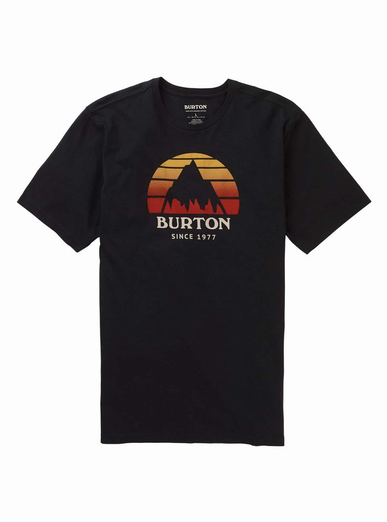 Burton Underhill Kratke Sleeve Tričko Panske Čierne | 13967-IHQU