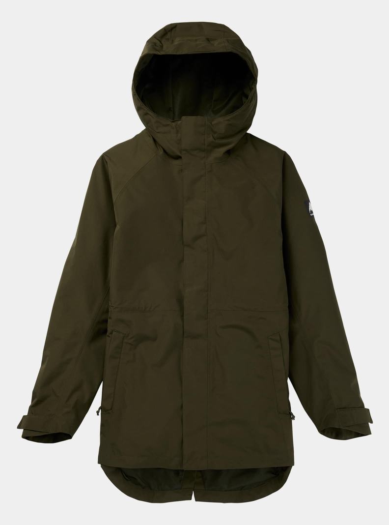Burton Veridry 2L Rain Zimní Bunda Damske Tmavo Zelene | 23904-LZXM