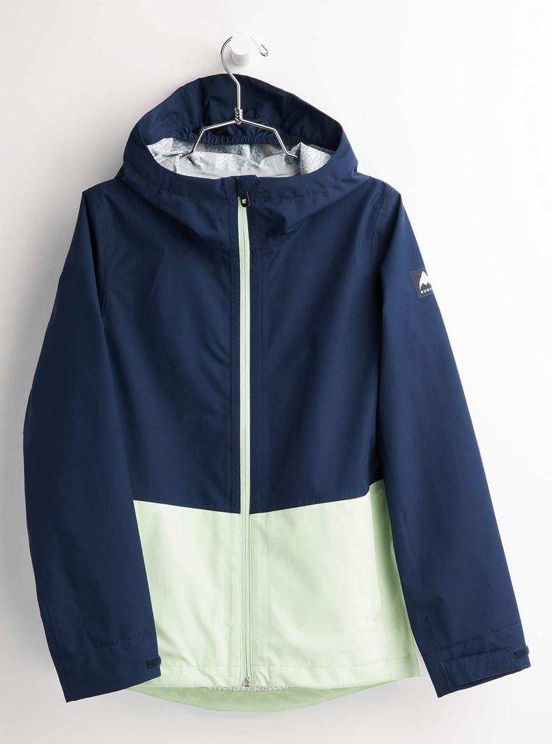 Burton Veridry 2.5L Rain Zimní Bunda Detske Modre Svetlo Zelene | 41296-ZTRG