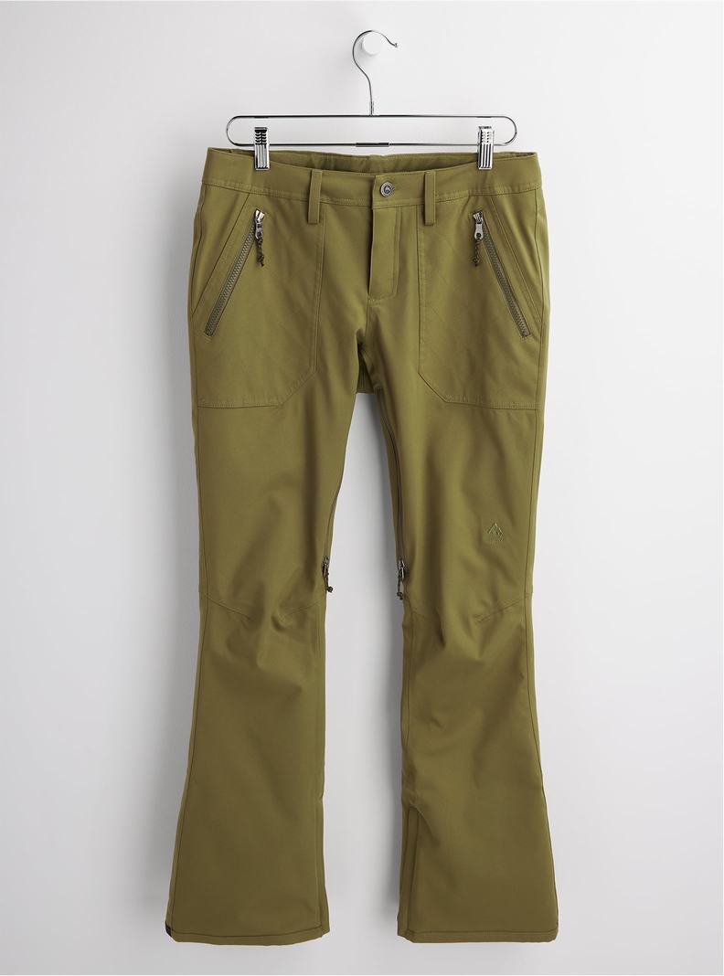 Burton Vida Snowboardove Nohavice Damske Olivovo Zelená | 67394-DCSA
