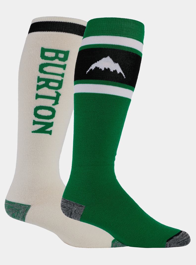 Burton Weekend Midweight (2 Pack) Snowboardové Ponožky Panske Zelene | 59306-KQLN