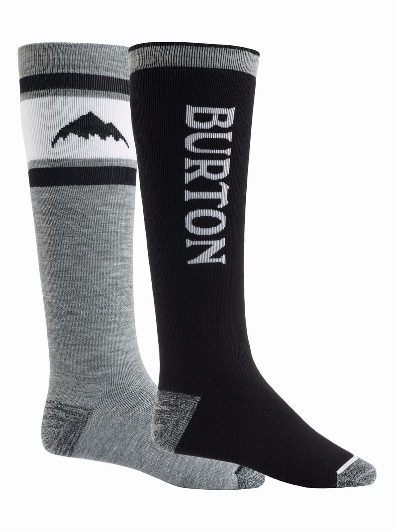Burton Weekend Midweight (2 Pack) Snowboardové Ponožky Panske Čierne | 67105-MABH