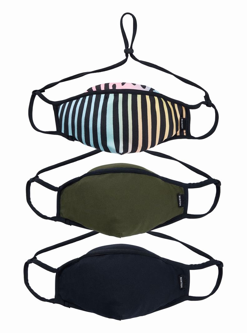 Burton Wicking 3-Pack Masky Damske Viacfarebný Olivovo Zelená | 59286-FWUZ