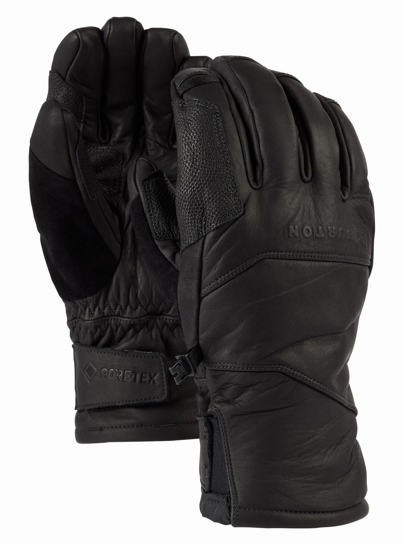Burton [ak] Clutch GORE-TEX Kozene Rukavice Damske Čierne | 61452-KTMN