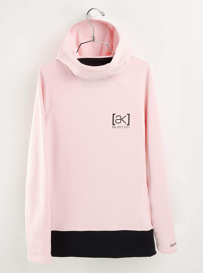 Burton [ak] Helium Power Grid™ Pullover Fleece Mikina Damske Ruzove | 54026-WCFQ
