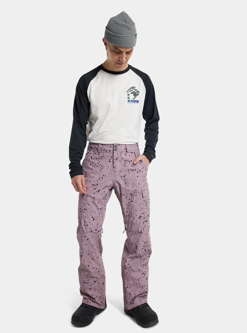 Burton 4L Cargo (Relaxed Fit) Snowboardove Nohavice Panske Lavendel | 98316-WTRH