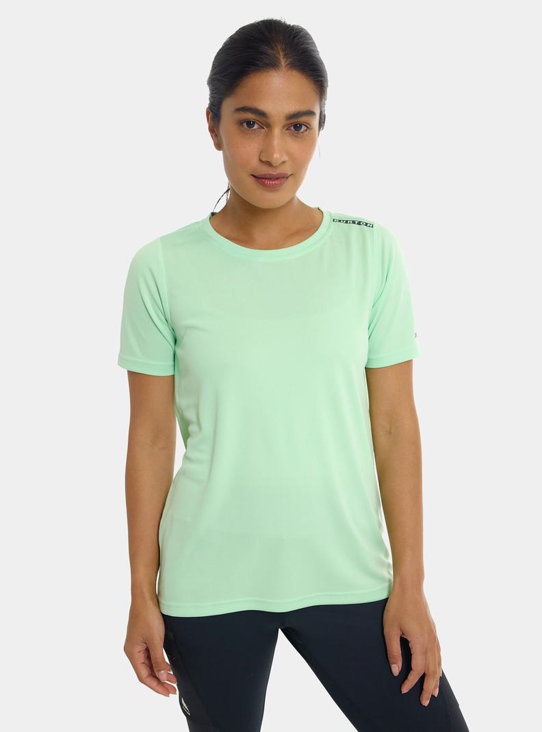Burton Active Kratke Sleeve Tričko Damske Zelene | 45062-LPYO