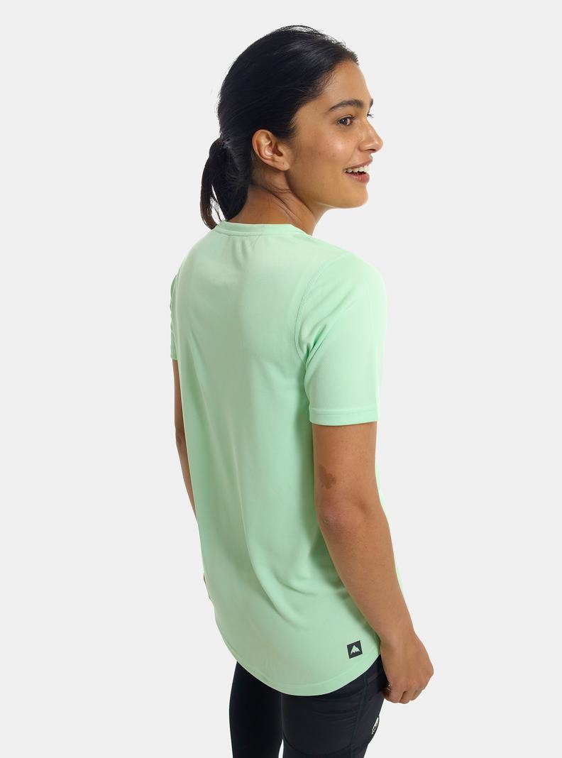 Burton Active Kratke Sleeve Tričko Damske Zelene | 45062-LPYO
