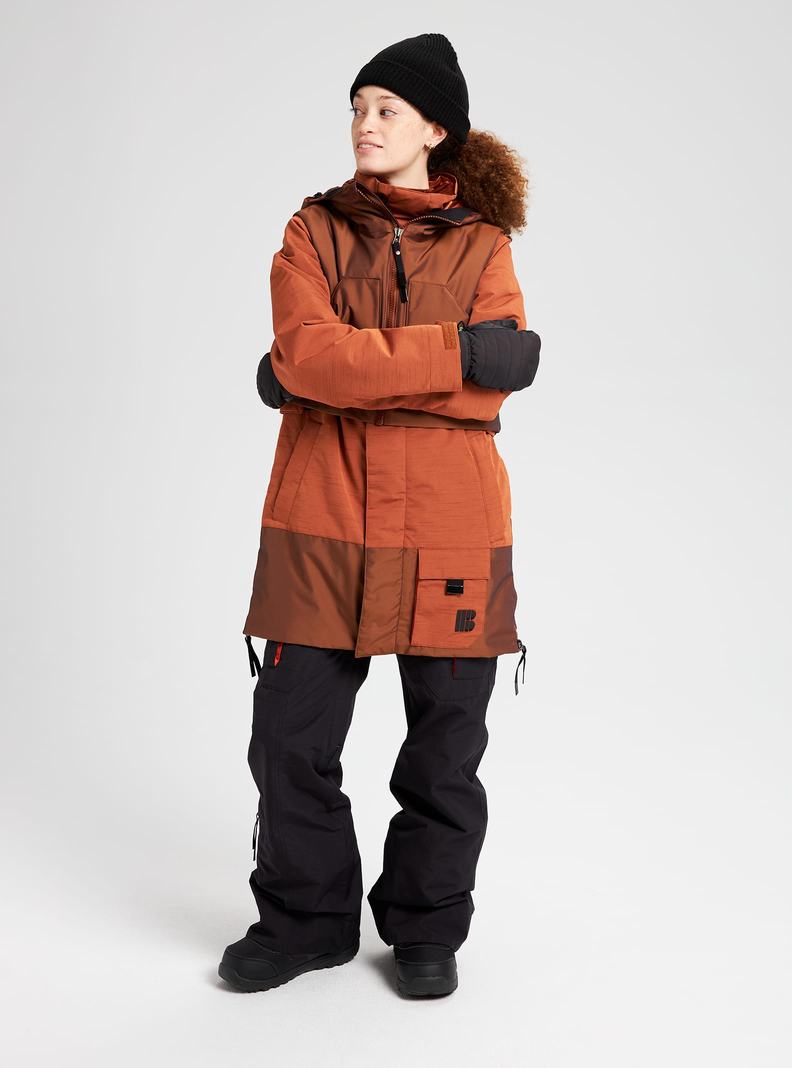 Burton Amora Parka Zimní Bunda Damske Hnede | 98271-DYMU