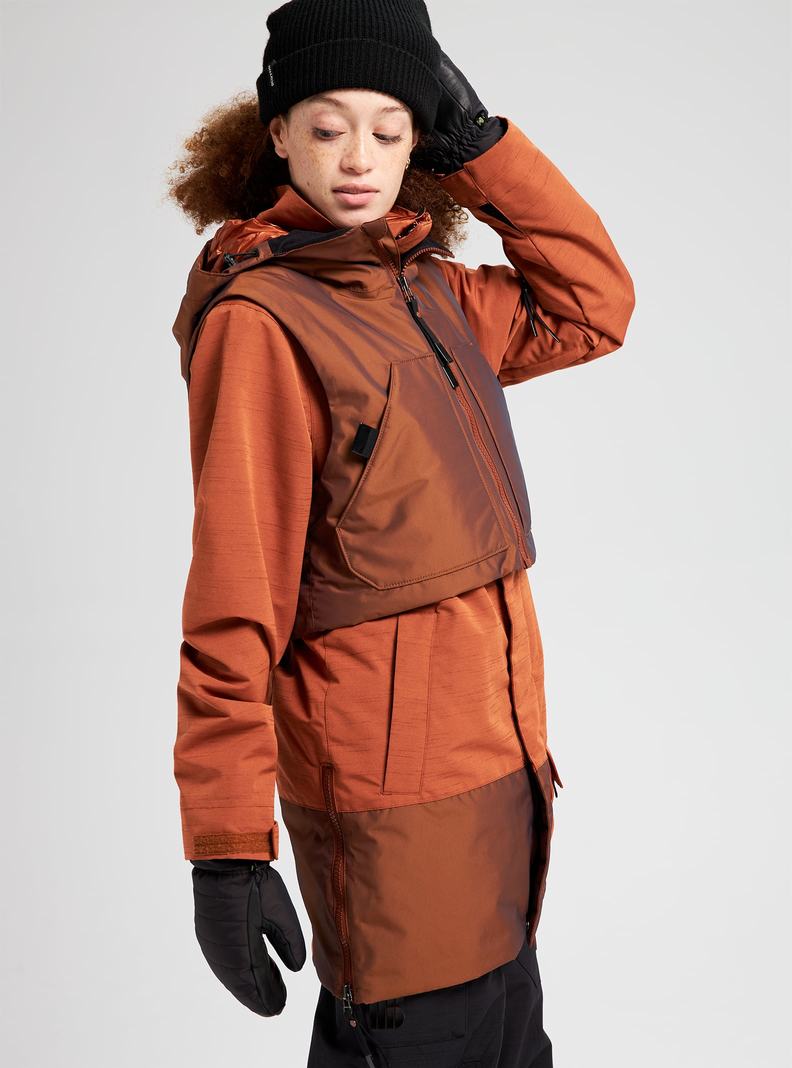 Burton Amora Parka Zimní Bunda Damske Hnede | 98271-DYMU