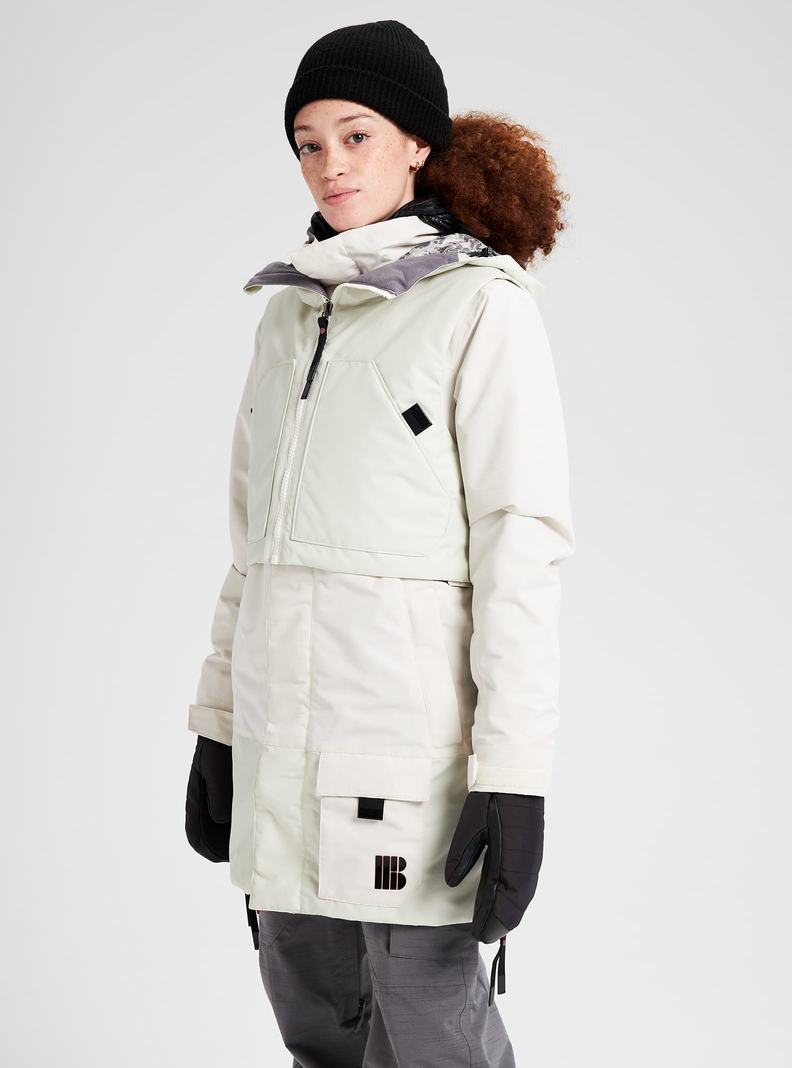 Burton Amora Parka Zimní Bunda Damske Strieborne | 03956-LPBQ