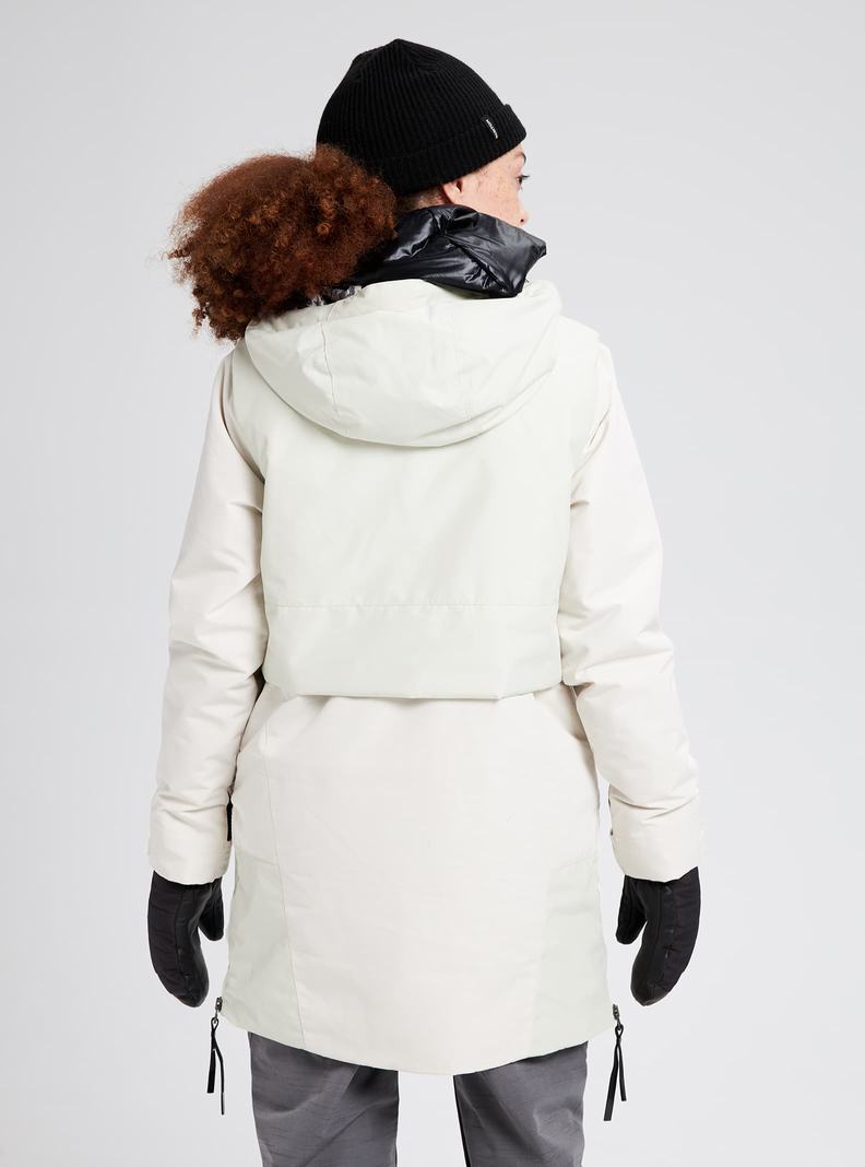 Burton Amora Parka Zimní Bunda Damske Strieborne | 03956-LPBQ