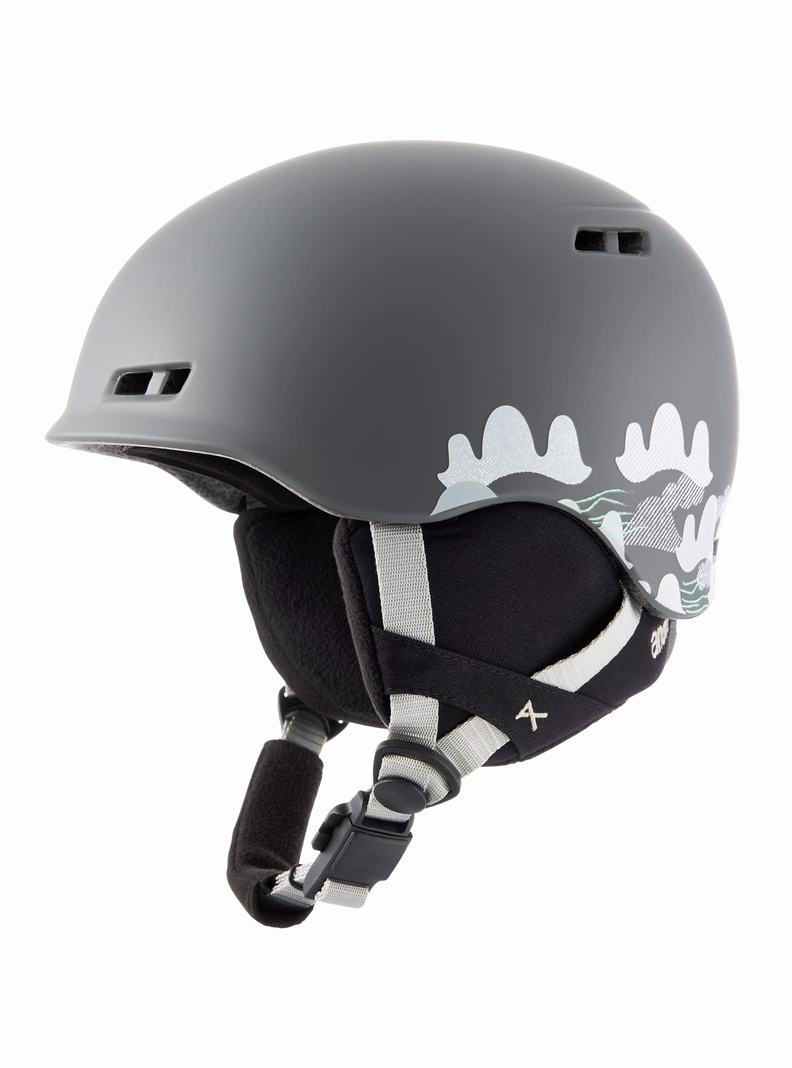 Burton Anon Burner Prilby Detske Modre Siva | 10394-ZSHJ
