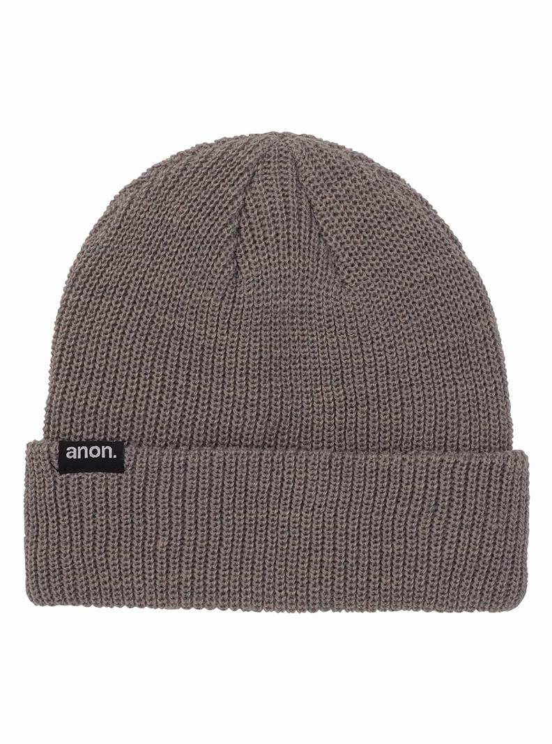 Burton Anon Cuff Čiapky Panske Siva | 48620-ZFGO