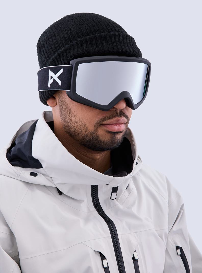 Burton Anon Helix 2.0 Goggles + Bonus Lens Okuliare Damske Čierne Strieborne | 68031-SWGK