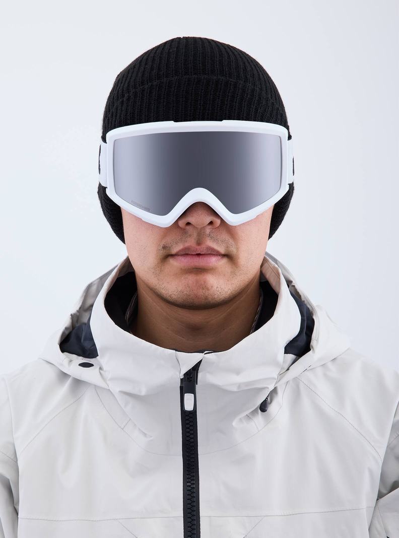 Burton Anon Helix 2.0 Low Bridge Fit Okuliare Panske Biele Oranžové Čierne | 08695-IWAV
