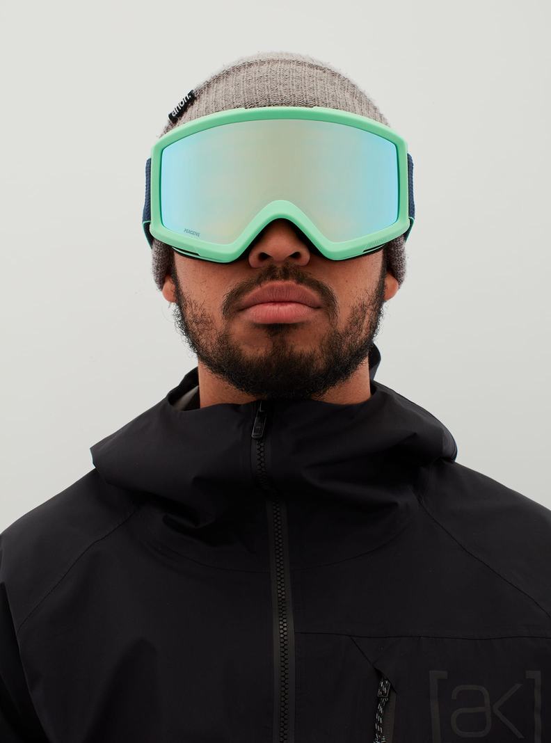 Burton Anon Helix 2.0 Perceive Goggles + Bonus Lens Okuliare Damske Námornícka Modrá Modre | 03195-GOLT