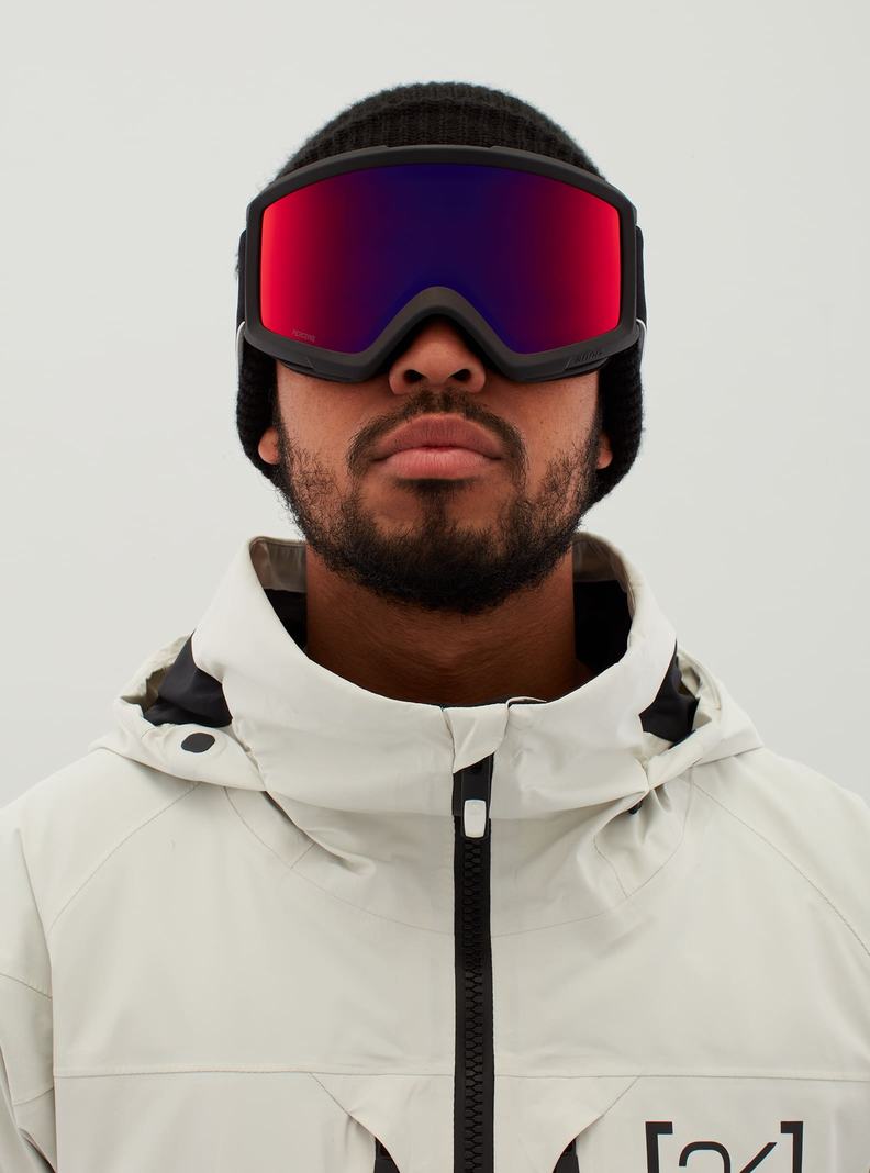 Burton Anon Helix 2.0 Perceive Goggles + Bonus Lens Okuliare Damske Čierne Oranžové Červené | 25938-QGFD
