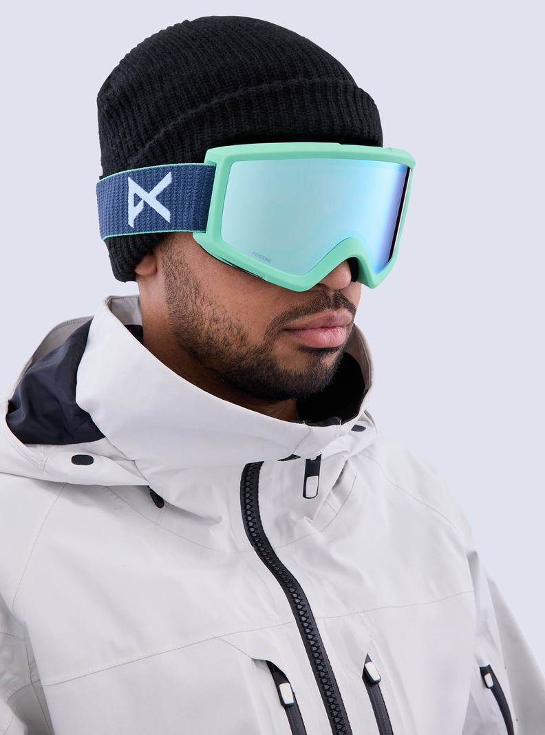 Burton Anon Helix 2.0 Perceive Goggles + Bonus Lens Okuliare Panske Námornícka Modrá Modre | 47826-YUTL