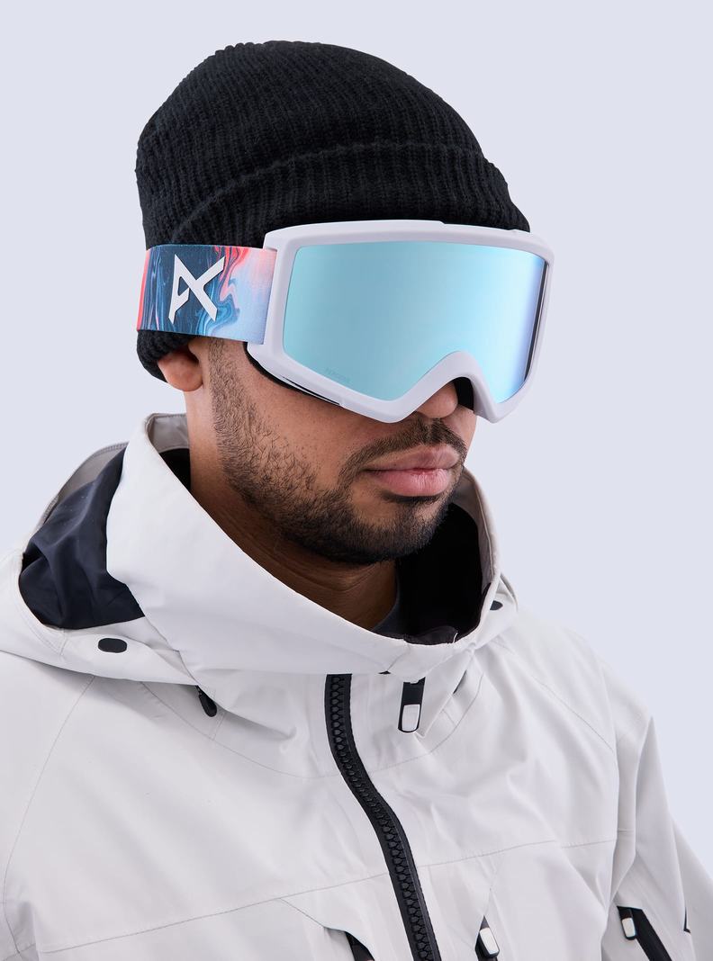 Burton Anon Helix 2.0 Perceive Goggles + Bonus Lens Okuliare Panske Modre | 82763-OLVY