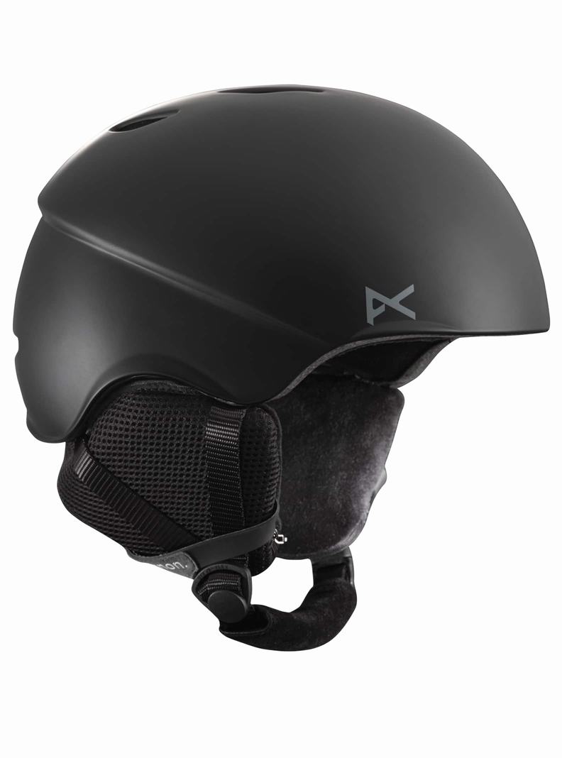 Burton Anon Helo - Round Fit Prilby Panske Čierne | 64931-JDXA