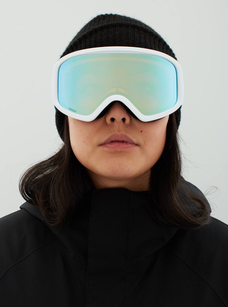 Burton Anon Insight Goggles + Bonus Lens Okuliare Panske Biele Modre | 85601-ULTE
