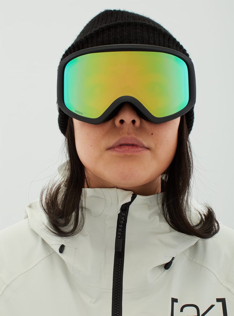 Burton Anon Insight Goggles + Bonus Lens Okuliare Panske Čierne Zelene | 95847-SJQX