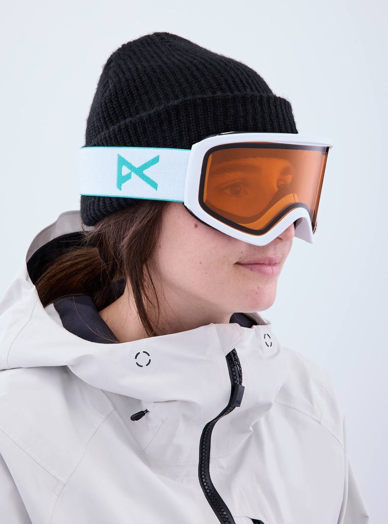 Burton Anon Insight Goggles (Non-Mirror) Okuliare Panske Biele | 48126-UBFJ