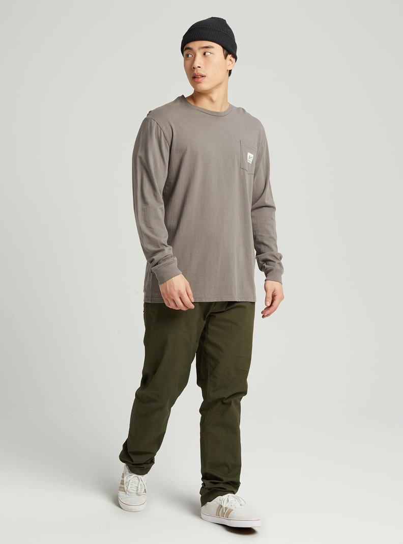 Burton Anon Long Sleeve Tričko Panske Siva | 95087-IKRE