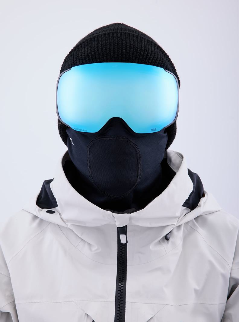 Burton Anon M2 Goggles + Bonus Lens + MFI® Face Mask Okuliare Damske Čierne Modre Ruzove | 01982-JFEP