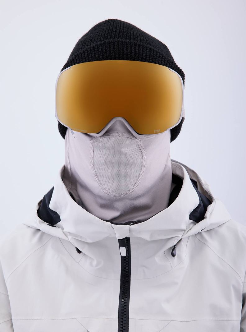 Burton Anon M2 Goggles + Bonus Lens + MFI® Face Mask Okuliare Damske Siva Oranžové | 18740-OCPA