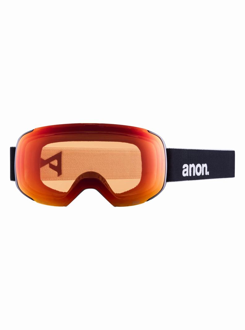 Burton Anon M2 Goggles + Bonus Lens + MFI® Face Mask Okuliare Damske Siva Oranžové | 18740-OCPA
