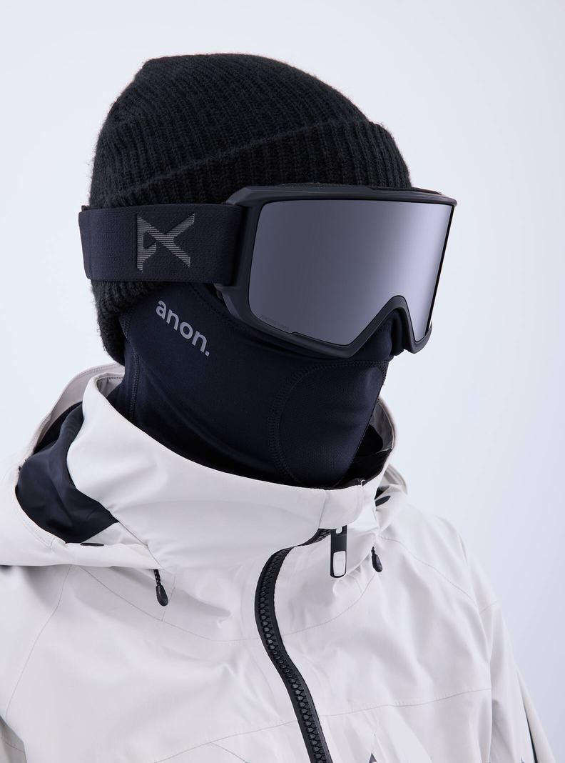 Burton Anon M3 Goggles + Bonus Lens + MFI® Face Mask Okuliare Panske Oranžové Čierne Nachový | 48675-LNCU