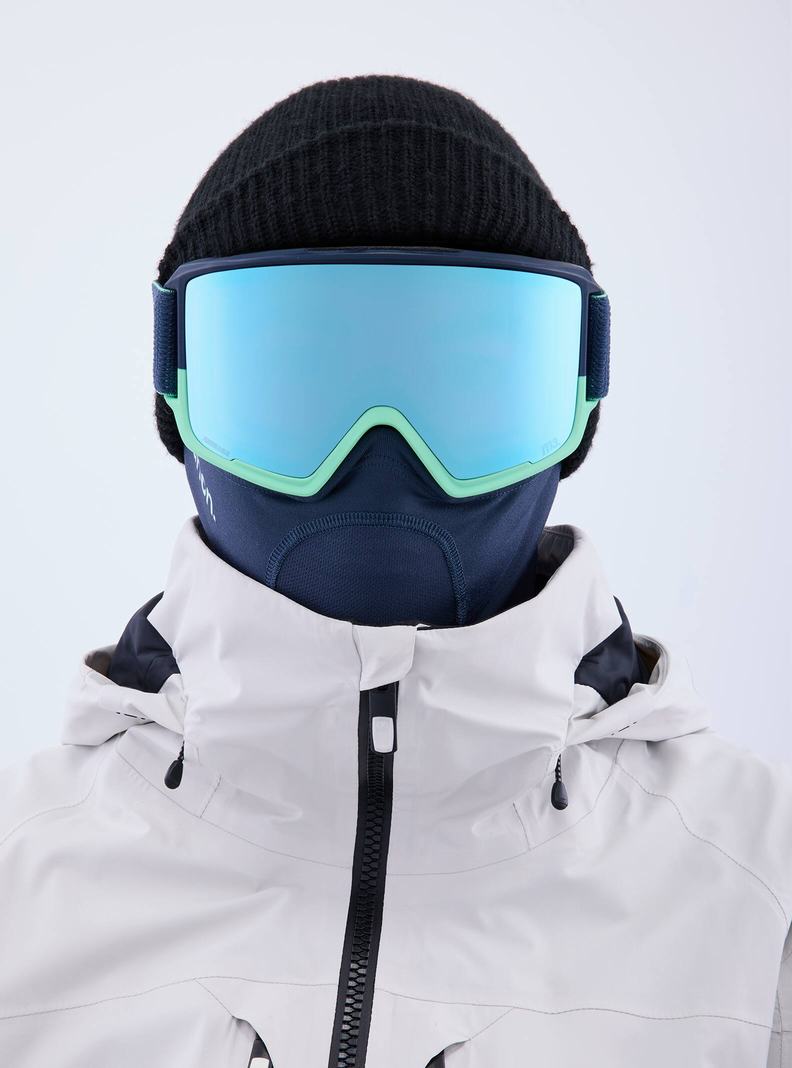 Burton Anon M3 Goggles + Bonus Lens + MFI® Face Mask Okuliare Damske Námornícka Modrá Modre Ruzove | 71308-OJHA