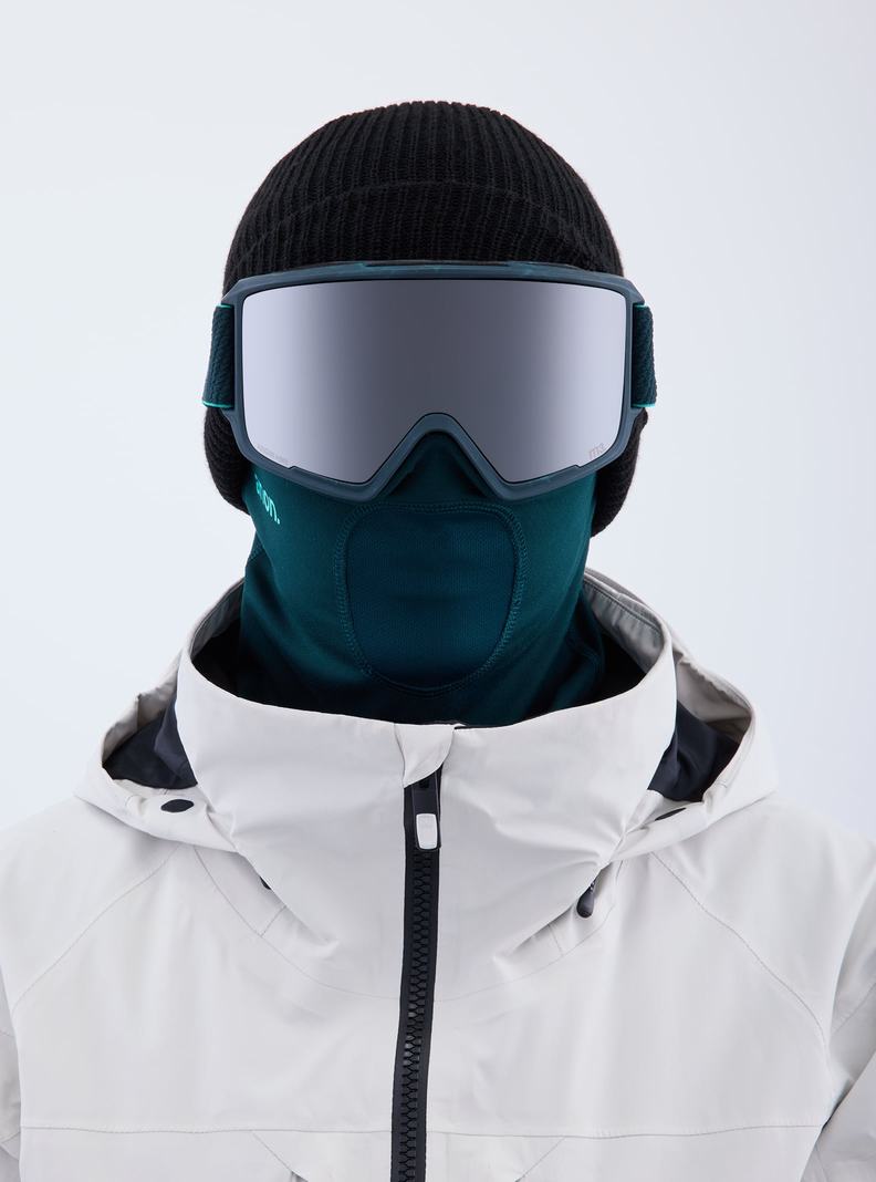 Burton Anon M3 Low Bridge Fit Goggles + Bonus Lens + MFI® Face Mask Okuliare Panske Oranžové Čierne Nachový | 29846-CJRS