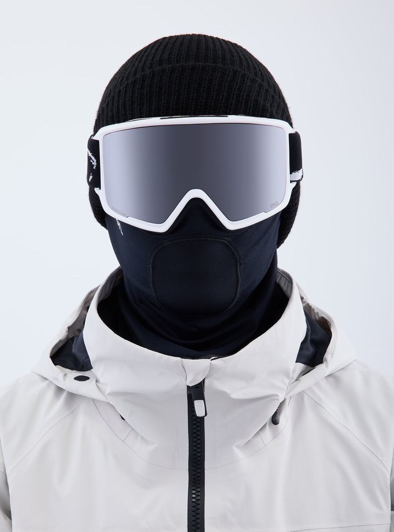 Burton Anon M3 Low Bridge Fit Goggles + Bonus Lens + MFI® Face Mask Okuliare Damske Oranžové Čierne Nachový | 68072-UOIR