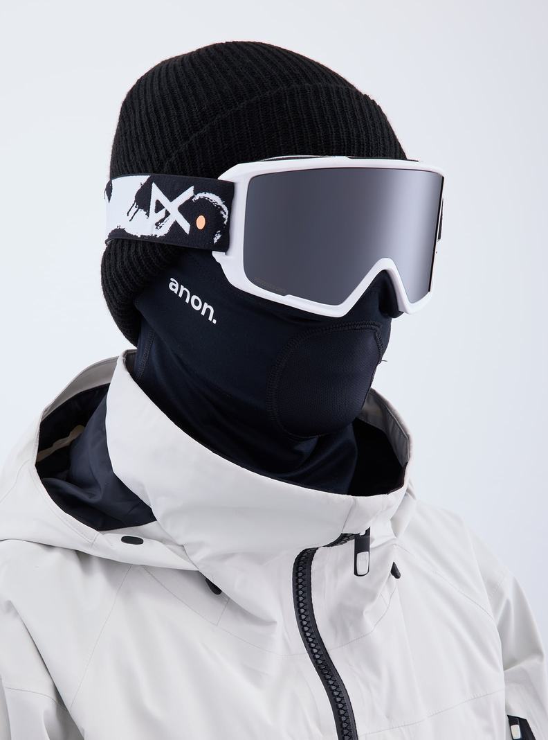 Burton Anon M3 Low Bridge Fit Goggles + Bonus Lens + MFI® Face Mask Okuliare Damske Oranžové Čierne Nachový | 68072-UOIR